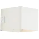 Brilliant Iseo Luce Da Parete Plastica Bianca 4W 300lm - 830 Luce Calda -  | IP44 - con USB